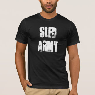 Sledders.com "för Sledarmé" svart T-tröja Tee