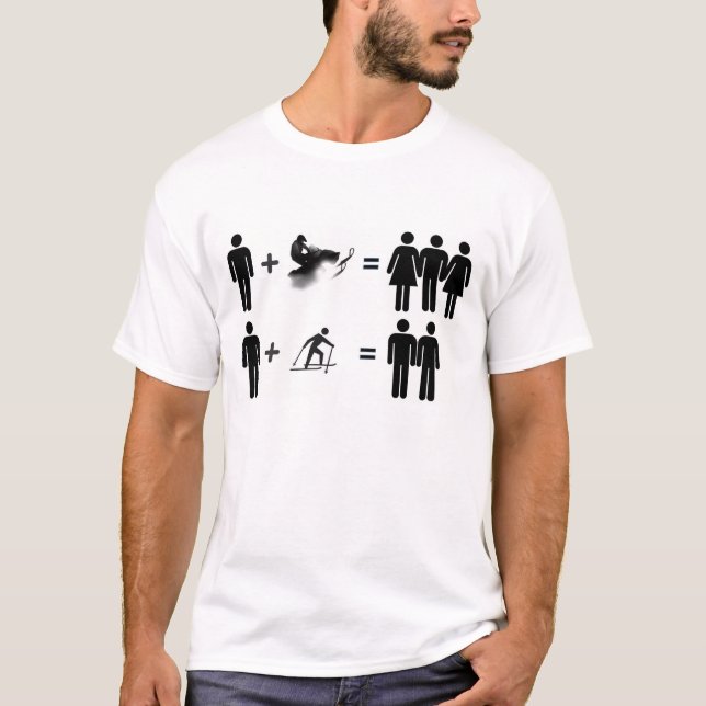 Sledders.com rolig SledT-tröja T-shirt (Framsida)