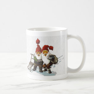 Sledding för Julenisse vänner Kaffemugg