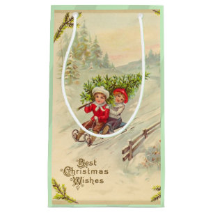 Sledding för vintagejulungar