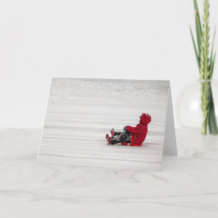 Sledding Helgkort