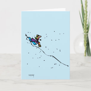 Sledding Helgkort