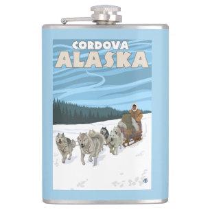 Sledding plats för hund - Cordova, Alaska Fickplunta