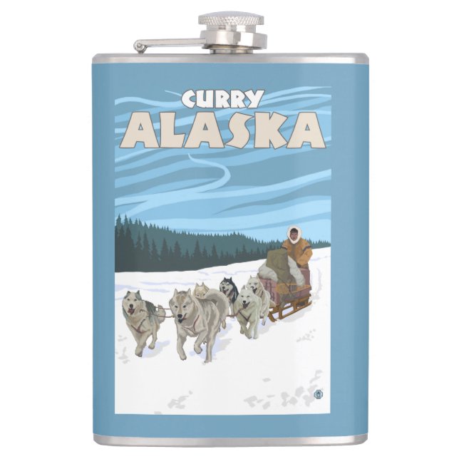 Sledding plats för hund - curry, Alaska Fickplunta (Framsidan)
