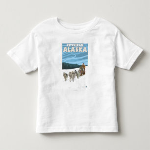 Sledding plats för hund - Ketchikan, Alaska Tee