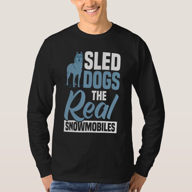 Sleddogs 4 t shirt (Framsida)
