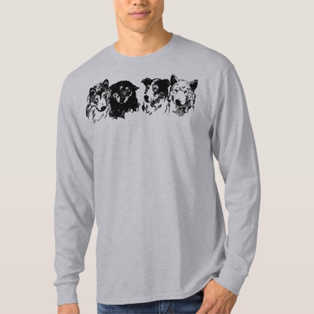 Sledhundar Tee Shirt (Framsida)