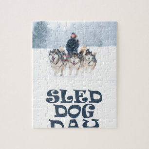 Sledhunddag - gillandedag pussel