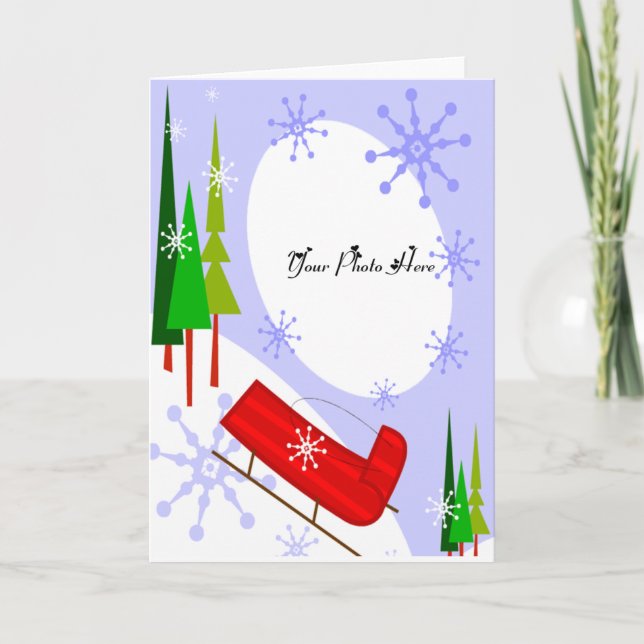 Sledjulmall Helgkort (Framsida)