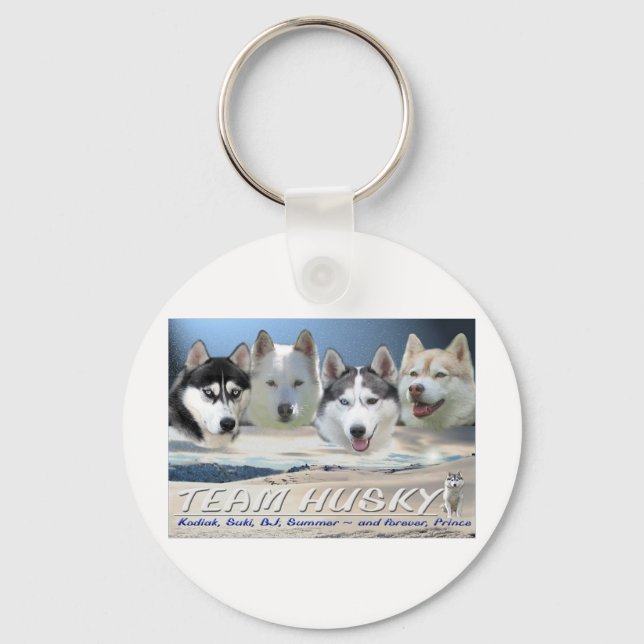 sledning av hund nyckelring (Framsida)