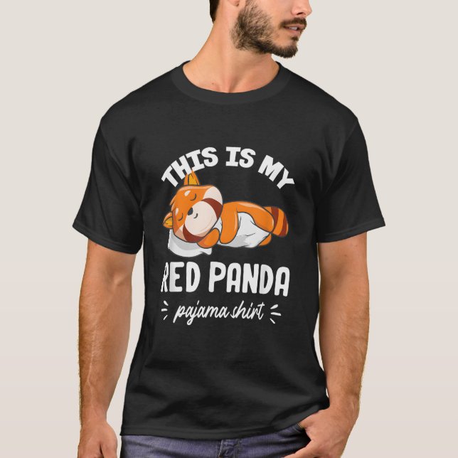 Sleeg Röd Panda Röd Panda Fan T Shirt (Framsida)