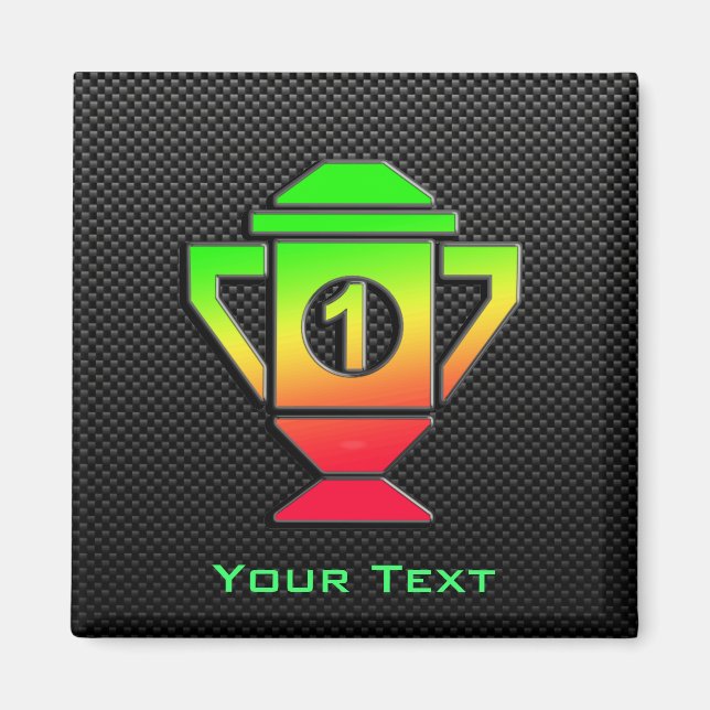 Sleek 1:a Ställe Trophy Magnet (Framsidan)