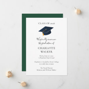 Sleek Academic Inleder Examenfest 2026 Meddelande