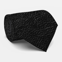 Sleek Black Dapper Neck Tie Slips