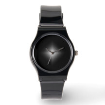 Sleek Black Minimalist Wristwatch - Modern Unisex