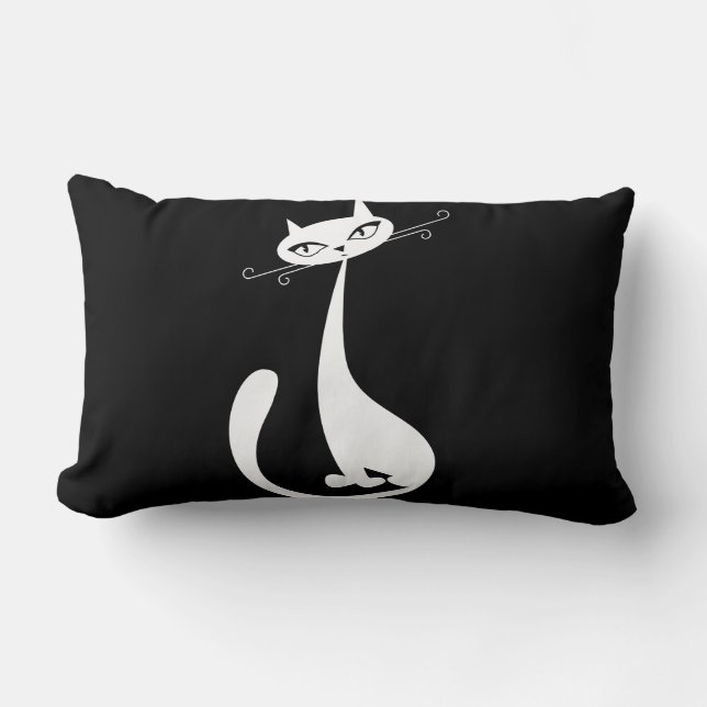 Sleek Cat Dekorativ kudde (Framsida)