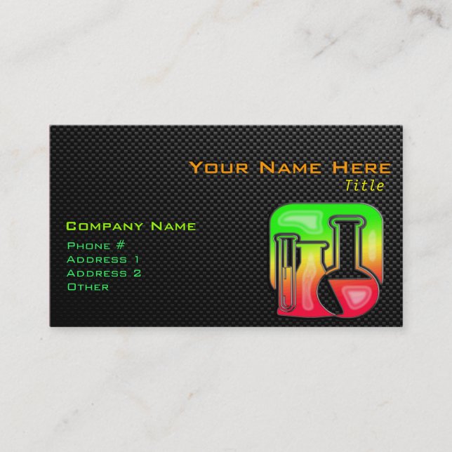 Sleek Chemistry Visitkort (Framsida)