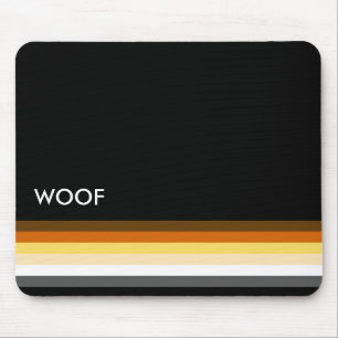 Sleek Gay Bears Pride Flagga woof Musmatta