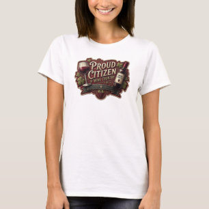 Sleek Gold STOLT MEDBORGARE I VINLAND T Shirt