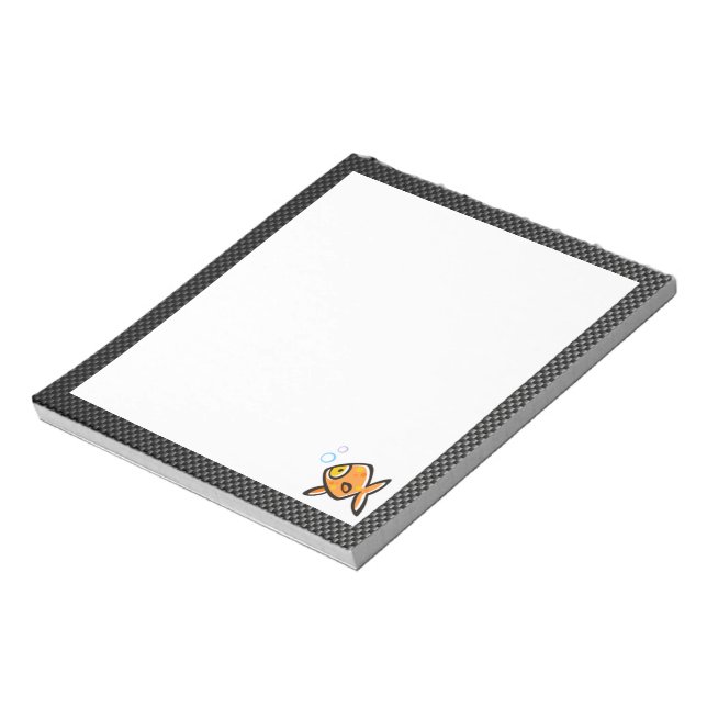 Sleek Goldfish Anteckningsblock (Roterad)