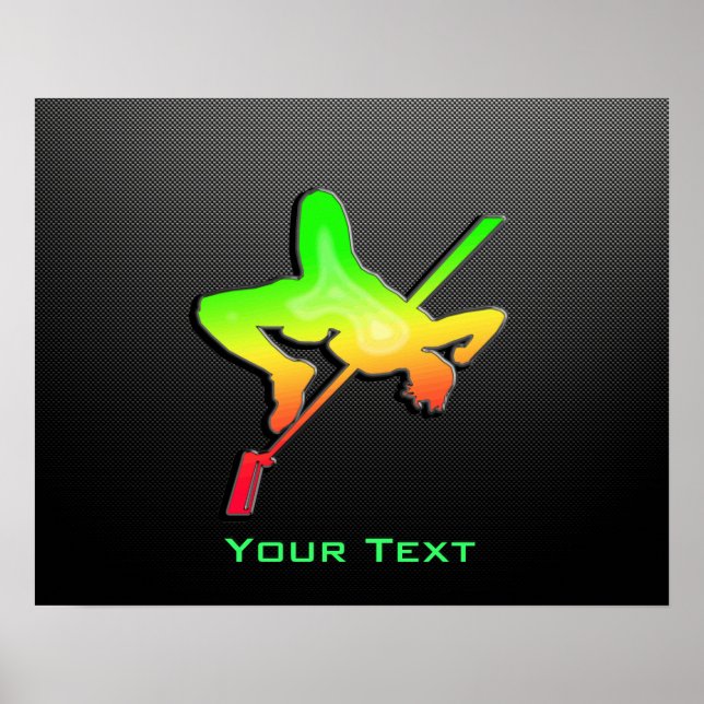 Sleek High Jump Poster (Framsidan)