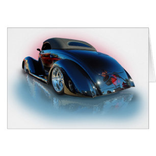 Sleek Hot rod Hälsningskort