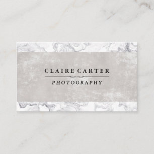 Sleek Luxury Marble Struktur Visitkort