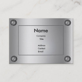 Sleek Metall Groovy - Visitkort