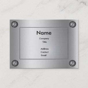 Sleek Metall Groovy - Visitkort