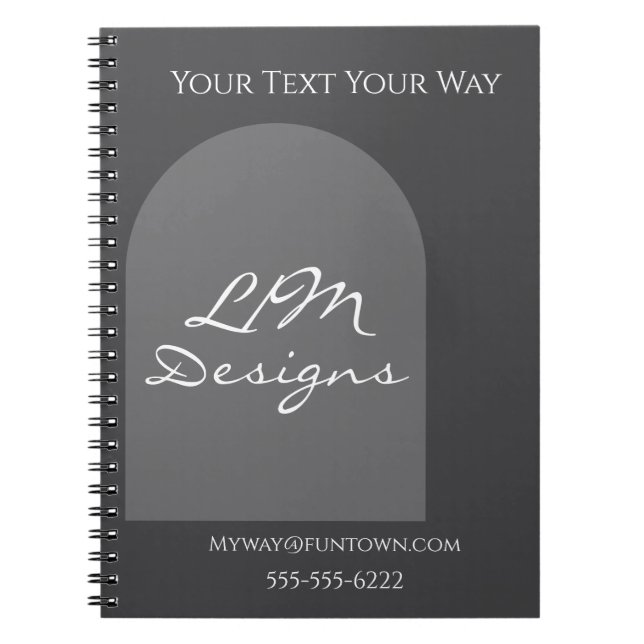 Sleek Minimalist Anteckningsbok (Framsidan)