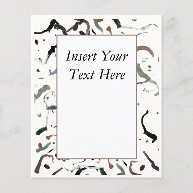 Sleek Modern Abstrakt Event Program (Framsida)