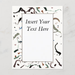 Sleek Modern Abstrakt Event Program