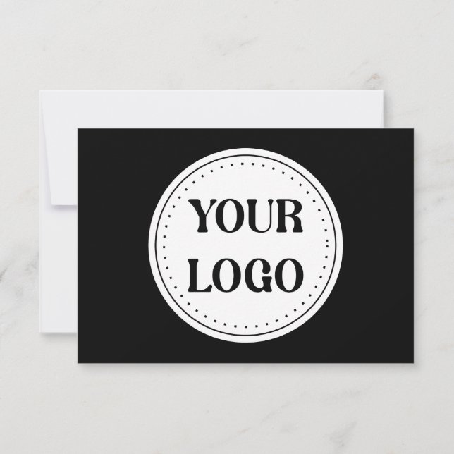 Sleek, modern, polerad och anpassningsbar. anteckningskort (Framsida)