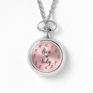 Sleek Ombre Rosa Chef Dam Armbandsur