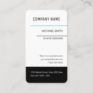 Sleek Professional Business Card Visitkort