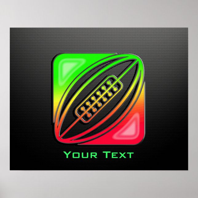 Sleek Rugby Poster (Framsidan)