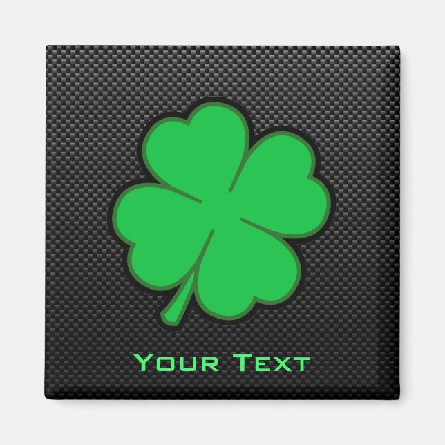 Sleek Shamrock Magnet (Framsidan)