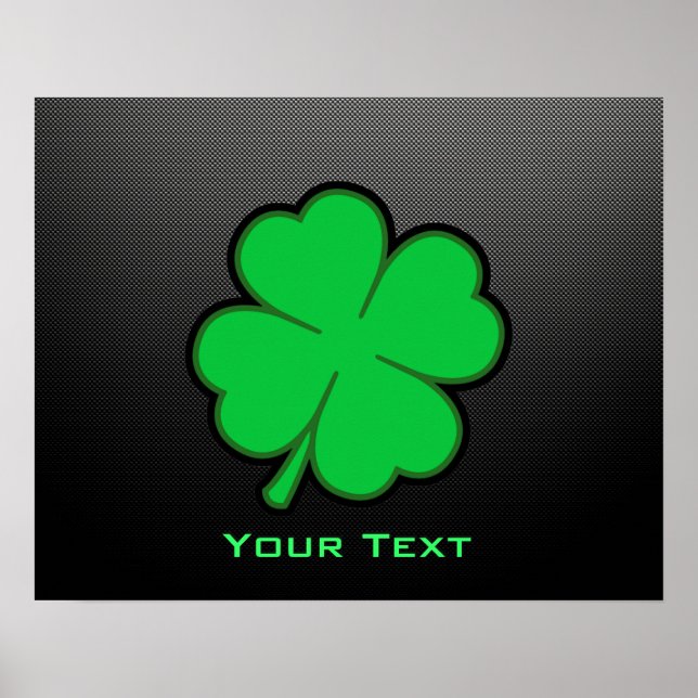 Sleek Shamrock Poster (Framsidan)