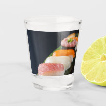 Sleek Sushi Glass – Japanese Minimal Design