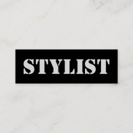 Sleek Urban Stylist QR-kod Mini Visitkort