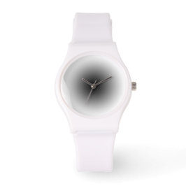 Sleek White Minimalist Wristwatch - Modern Unisex Armbandsur