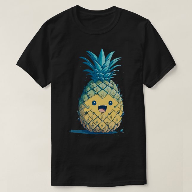Sleende av söt ananas t shirt (Design framsida)