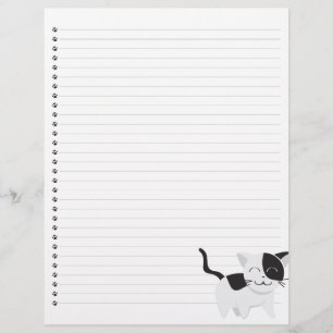 Sleende Kattunge Lintet Letterhead