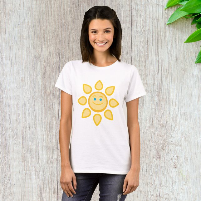 Sleende Sol Lycklig Solshine T Shirt (Skapare uppladdad)