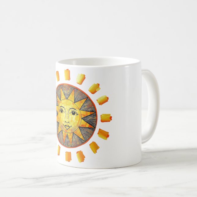 Sleende Sol Mugg (Framsida höger)