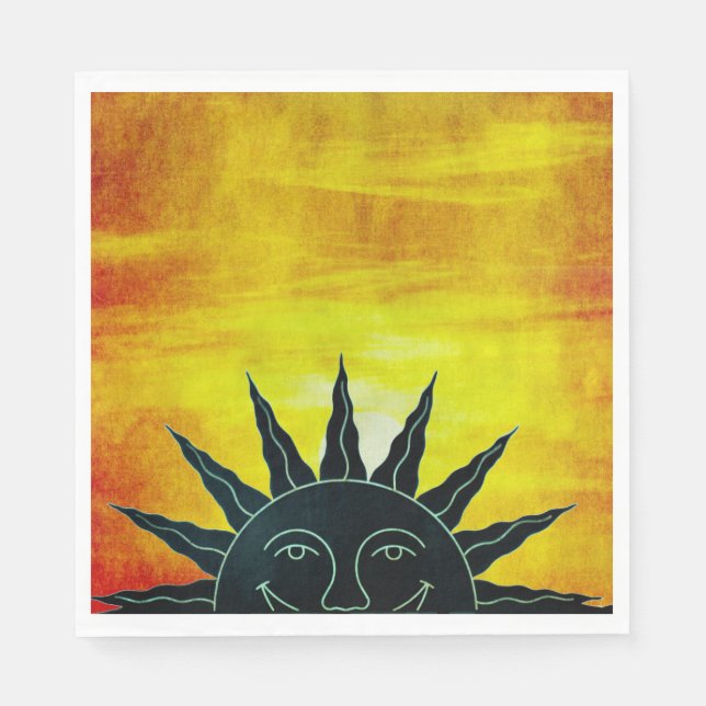 Sleende Sol Pappersservett (Framsidan)