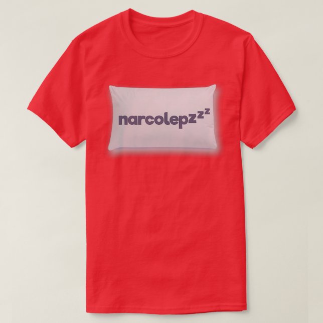 Sleep Disorders Narcolepsy zzzz T Shirt (Design framsida)