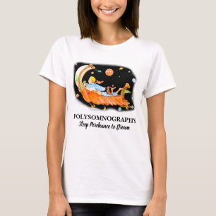 SLEEP LAB POLYSOMNOGRAPHY White T-Shirt