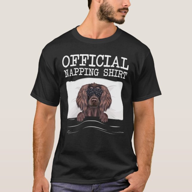 Sleep Mask Official Napping Boykin Spaniel Sleepin T Shirt (Framsida)