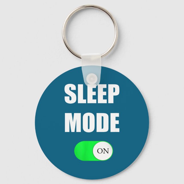 Sleep Mode On Funny Nap Shirt Love Napng Sleeng  Nyckelring (Framsida)